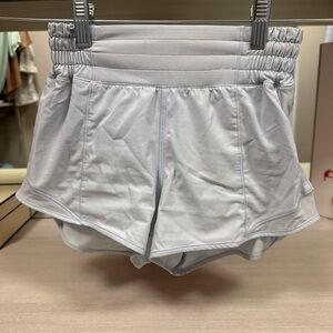 Lululemon Athletica Light Gray Women's Athletic Shorts